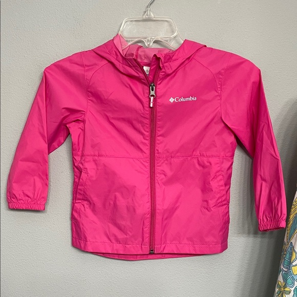Columbia Other - NWOT Columbia Pink Hooded Rain Jacket size 4